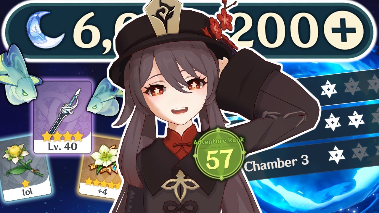 Смогут ли 6000 смолы принести им первые 36 звёзд?! Преображение аккаунта Genshin Impact