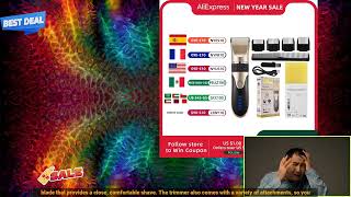 1005002766703448 Professional Hair Clipper Men's Barber Beard Trimmer Rechargeable Hair