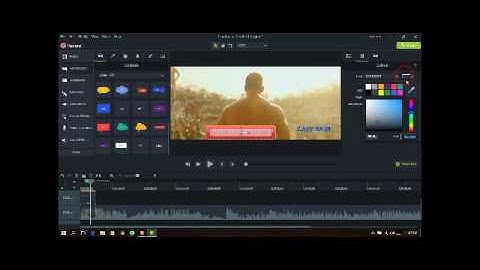 How to make text scrolling on videos with camtasia 9