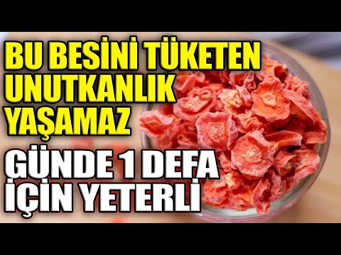 Bu Besini Tüketen Unutkanlık Yaşamaz. Günde 1 defa için yeterli.