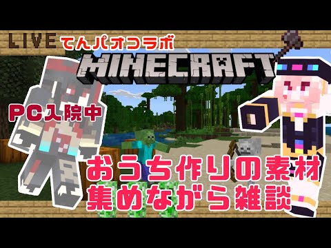 建築のため素材あつめながら雑談♪#minecraft #マイクラ