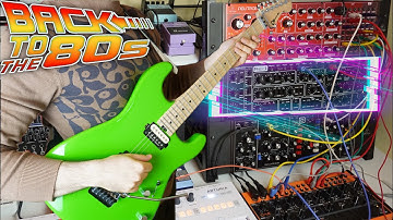 80s synthesizer music with guitar feat. Behringer TD-3, Pro-1, Crave, Model D, Neutron, Deepmind 12
