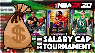 $3000 SALARY CAP TOURNAMENT IN NBA 2K20 MyTEAM!! MY GOAT SQUAD REVEAL!!