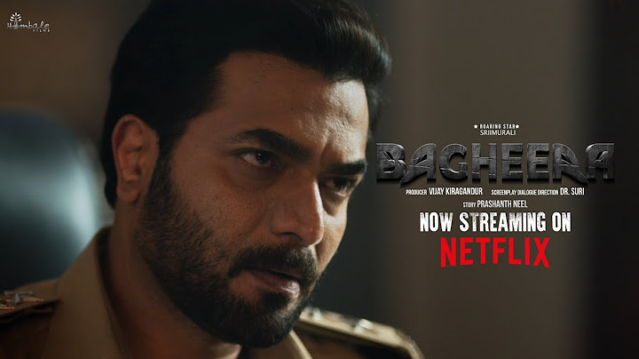 Unleash the action! Bagheera – Biggest Kannada Action Thriller |Streaming on Netflix | Hombale Films