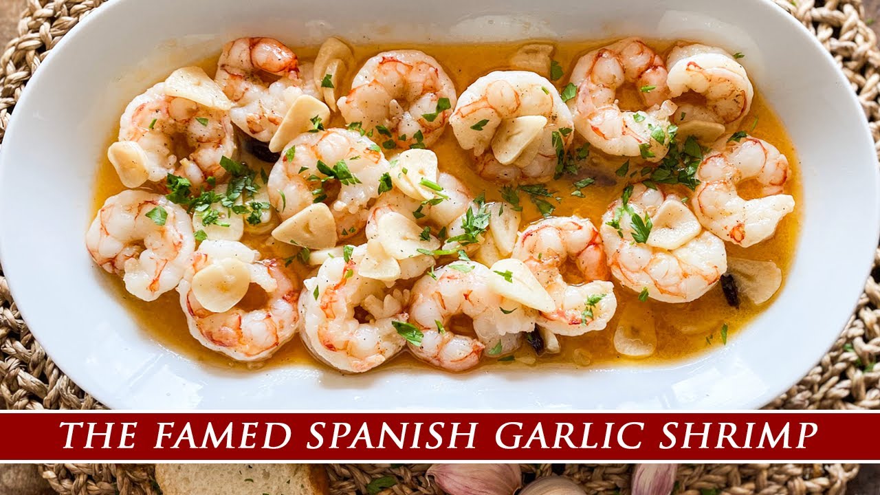 ⁣The Famous Spanish Garlic Shrimp | Gambas al Ajillo from Madrid
