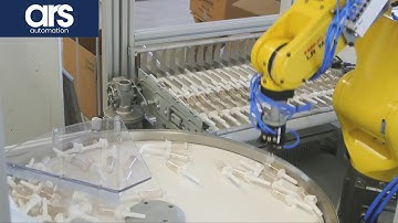 Fanuc & FlexiBowl® parts feeding system: medical parts handling and assembly