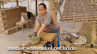 Pembuatan batu bata merah manual