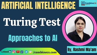 Artificial Intelligence | Approaches to AI | Turing Test Approach in AI with MCQs | by Rashmi Ma'am