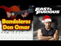 Don Omar - Bandoleros Guitar Tabs Tutorial [ Fast & Furious ]