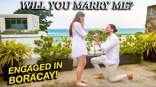 PROPOSING to My Girlfriend on BORACAY BEACH, Philippines! *We're ENGAGED*