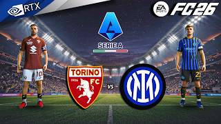 FC 26 - Torino vs Inter Milan Ft. Thuram, Bonny | Serie A 25/26 Full Match | PC™ [4K60]