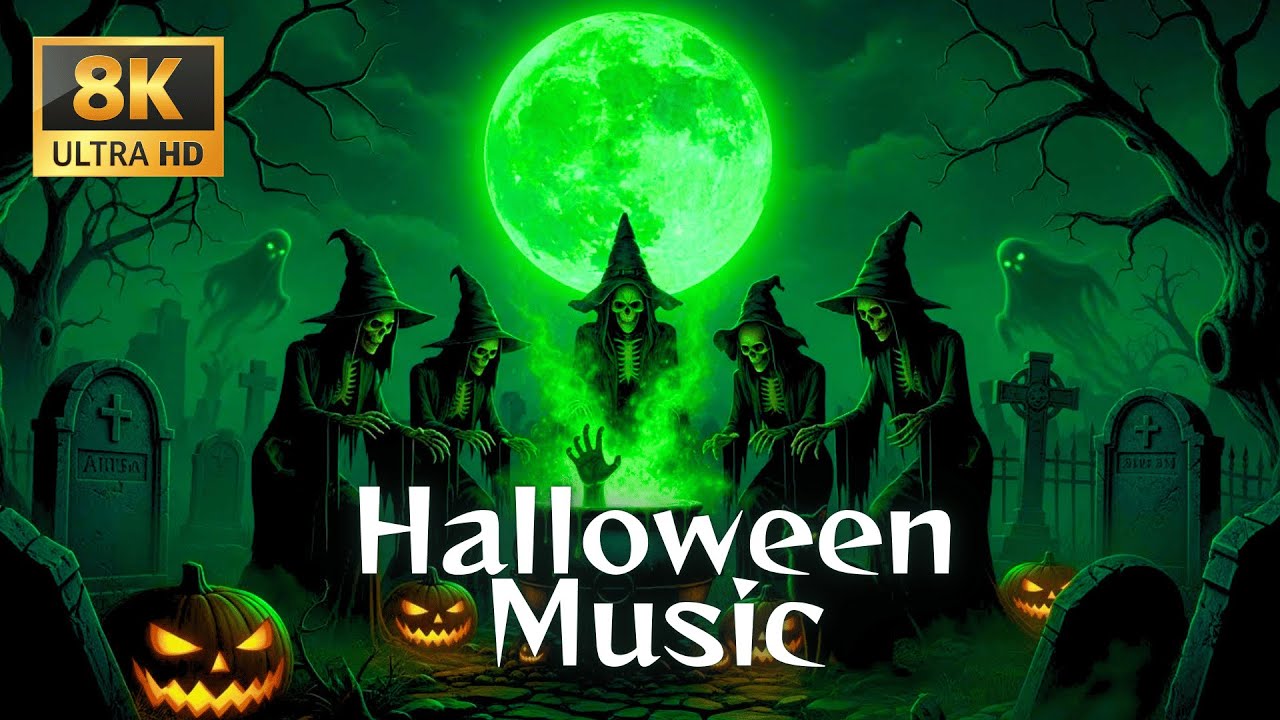 Halloween 2025 🎃 Haunted Pumpkin Village 👻 Relaxing Spooky Background Music for Calm Sleep Zone