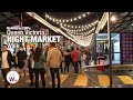 Melbourne CBD: Queen Victoria Night Market Walk 🚶‍♀️👩‍🚀🌮🍺🚀🛰【4k】