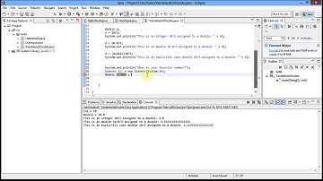 Java: 4 : Variables  Int, Double and Math