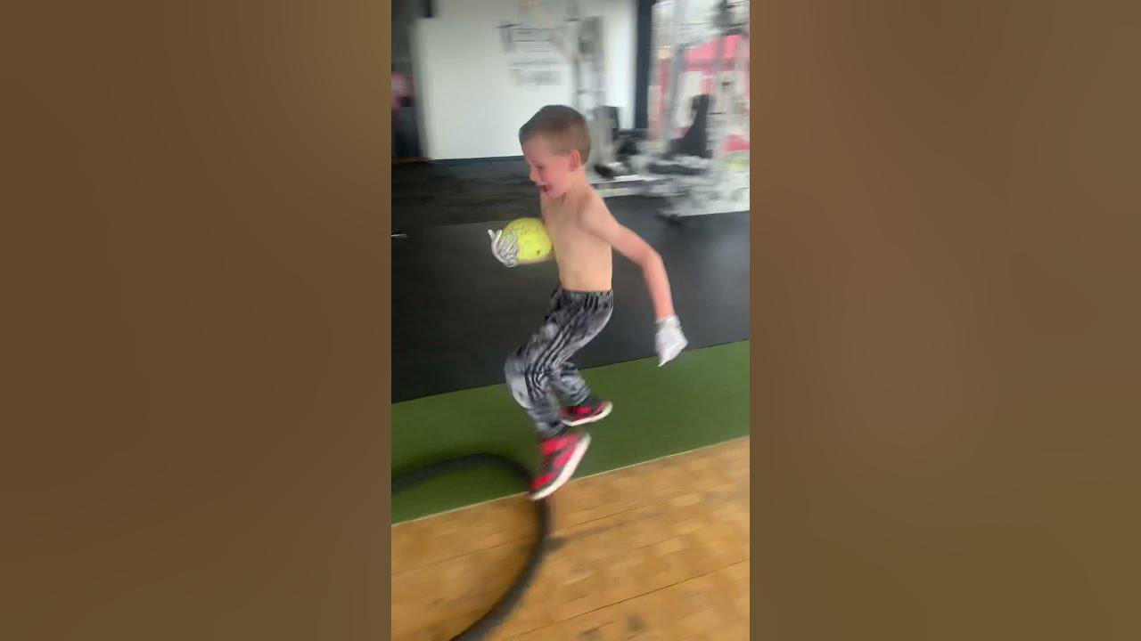 6 year old football training YouTube