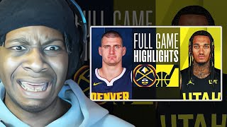 Lvgit Reacts To NUGGETS at JAZZ | FULL GAME HIGHLIGHTS | January 10, 2024