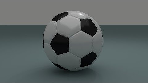CREATING SOCCER BALL IN BLENDER #003