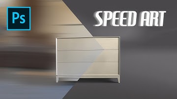 Speed Art | Graphic Design Nightstand in Adobe Photoshop CC (#Speedart)