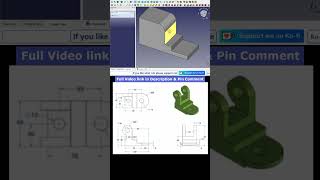 FreeCAD Part Modeling Tutorial |  #cad #freecad #freecadpartdesign #freecadtutorial