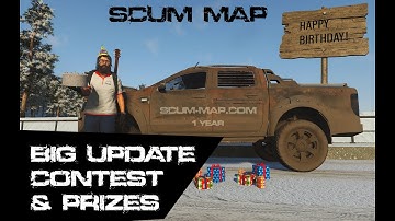 SCUM MAP BIG UPDATE CONTEST (SCUM Interactive Map) #SCUM
