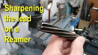 Sharpening the Lead on a Reamer