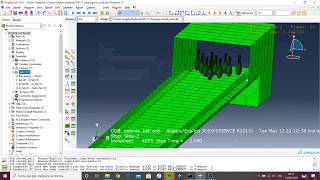 Abaqus CAE - Bowling simulation