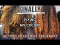 FIXING MY VERY FADED COLOR: Plus getting a professional Olaplaex treatment on my natural hair!