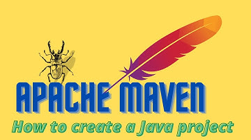 How to create a Java project with Maven