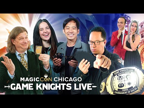 Game Knights Live: Tournament of the Guilds w/ The Professor | MagicCon Chicago | MTG Commander EDH