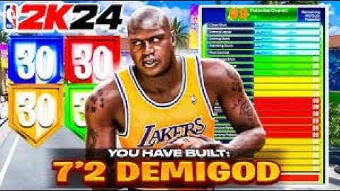 *NEW* MOST OVERPOWERED 1V1 POST SCORING DEMIGOD IN NBA 2K24! BEST POST SCORER BUILD IN NBA 2K24