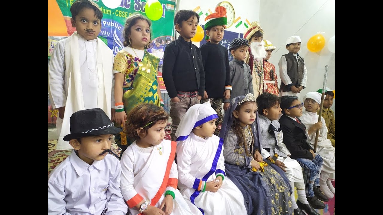 Republic Day Program 2020 held in Al-Noor Public School, Sambhal
