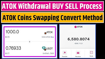 💱 ATOK Coin Swap Convert Migration (ATOK to USDT) 🔄 | 💸 ATOK Buying, Selling & Withdrawal Tutorial🪙📤