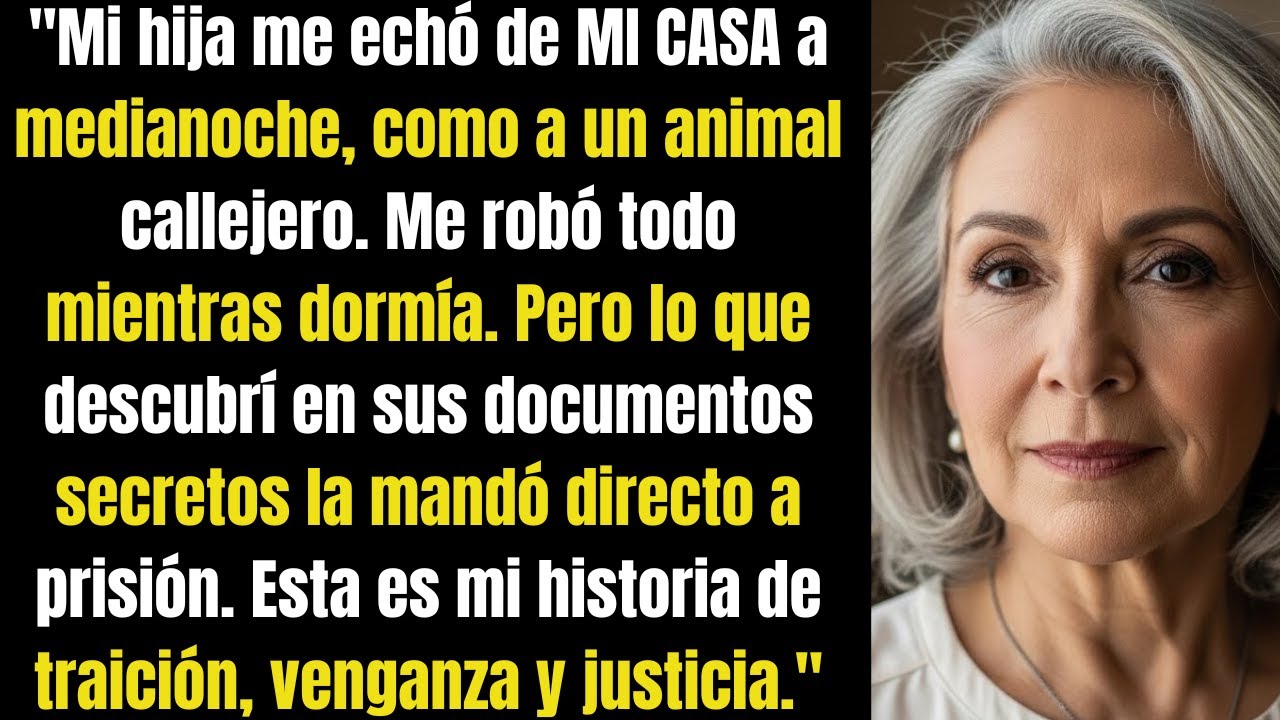 ¡No tienes hogar! Mi hija me humilló como a un animal; lo que pasó mientras dormía lo destruyó todo.