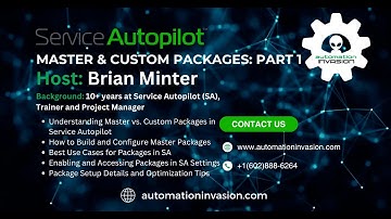 Service Autopilot: Master & Custom Packages Part 1