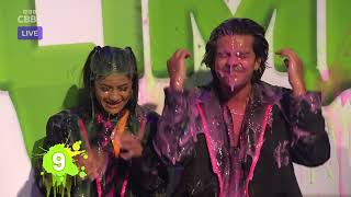 Hollyoaks' Nate Dass & Haiesha Mistry Get Gunged on Saturday Mash-Up!