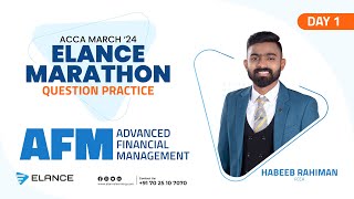 ELANCE QUESTION PRACTICE MARATHON | AFM | MALAYALAM | DAY 1 |Habeeb Rahiman | FCCA MARCH ‘24 screenshot 4