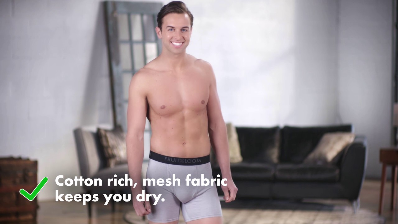 fruit of the loom select breathable boxer briefs