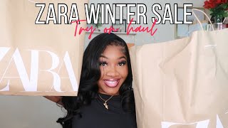 ZARA WINTER SALE 2024 TRY ON HAUL | TIMELESS MUST HAVE ITEMS !