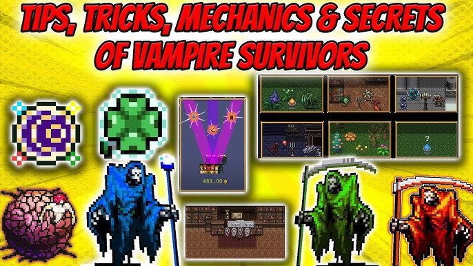 Vampire Survivors Stone Mask Location weapon combos and secrets codes 
