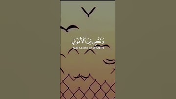 ﴿ و لنبلونكم بشيء من الخوف و الجوع ﴾ تلاوة من سورة البقرة - القارئ :صالح الانصاري