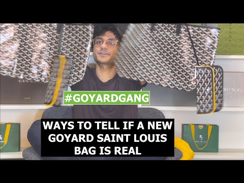 Goyard Gang - Real Vs Fake Anjou - 20+ ways to tell a Real vs Fake