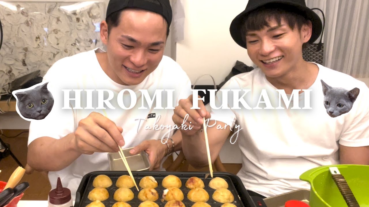 Takoyaki with twins🐙 - YouTube