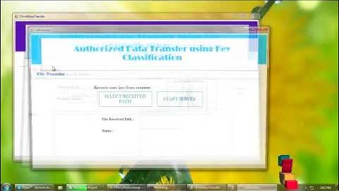 Final Year Projects 2015 |  Authorized Data Transfer using Key Classification
