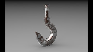 #Advanced Solidworks Tutorial - Crane Hook Tutorial