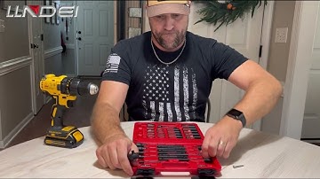 LLNDEI 1/4" Drive Socket Set & Nut Driver Set 38PCS