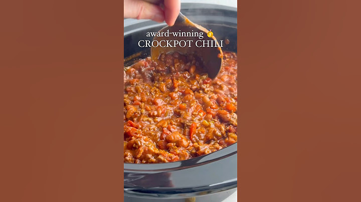 Crockpot Chili