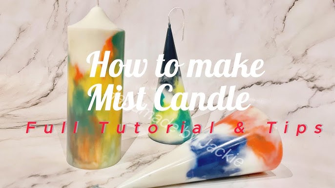 MAKING A CANDLE ON A HOT PLATE  Beginner Candle Making 