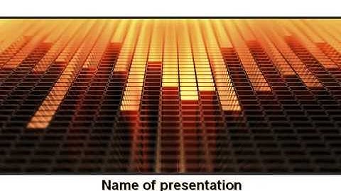 Digital Equalizer PowerPoint Template by PoweredTemplate.com