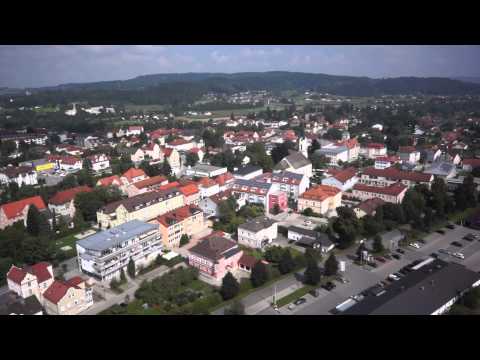 Stadt Simbach am Inn aus der Vogelperspektive