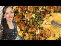 Chicken Meatballs in a Creamy Spinach &amp; Feta Sauce